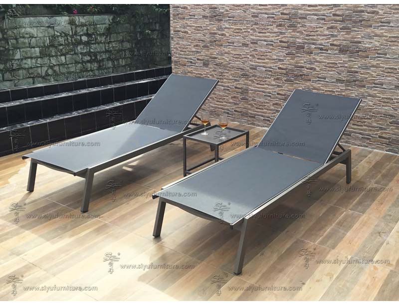 Sling chaise lounger SY6004 siyu furniture-outdoor lounger-garden set-patio furniture-bistro set-rattan wicker furniture-villa furniture-hotel chair (10)