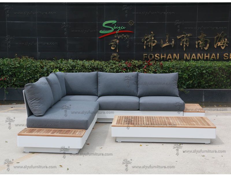 SY1036 Luxury section sofa set outdoor furniture garden sofa patio living www.siyufurniture.com patio living (1)