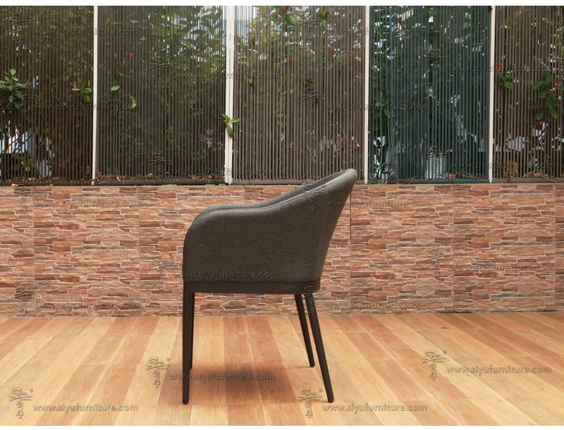 SY4021 Upholstery dining chair with teak table