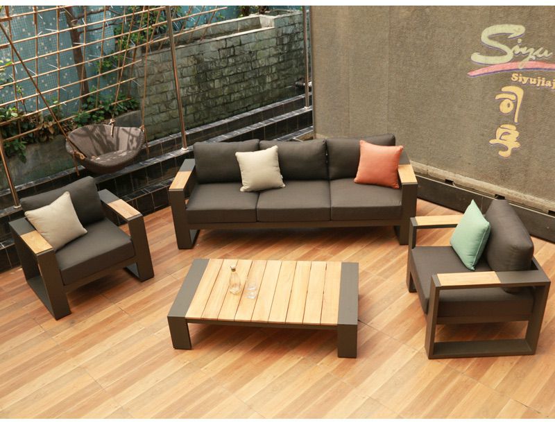 SY1035 Wide tube corner sofa set