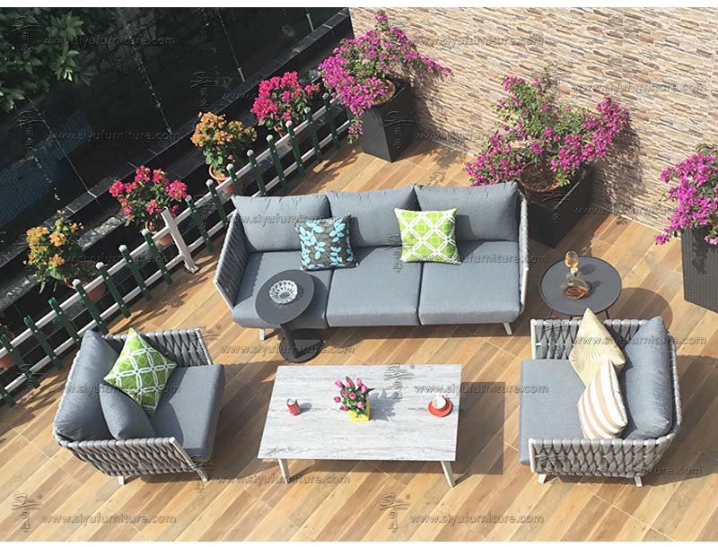 siyu furniture rope weaving outdoor garden sofa set  SY-1011 outdoor furnitrue www.siyufurniture.com (5)