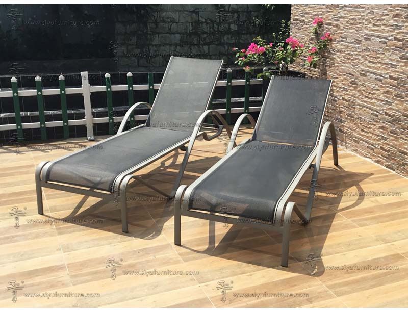 Sling chaise lounger SY6005 siyu furniture-outdoor furnituire-garden living-patio-bistro-outdoor rattan wicker furniture-beach chair (3)