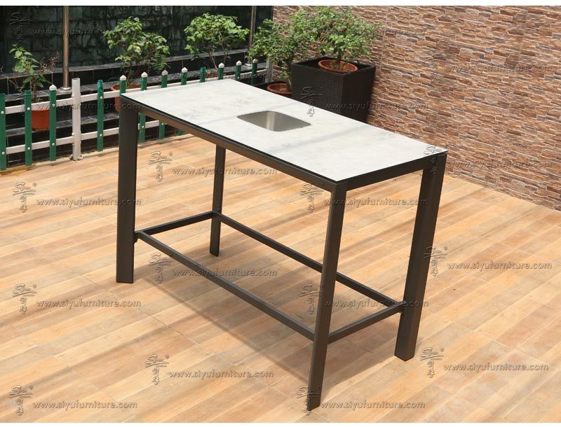 Cacos sling bar set SY7001 siyu furniture outdoor furniture modern patio sling table set-bar furniture (5)