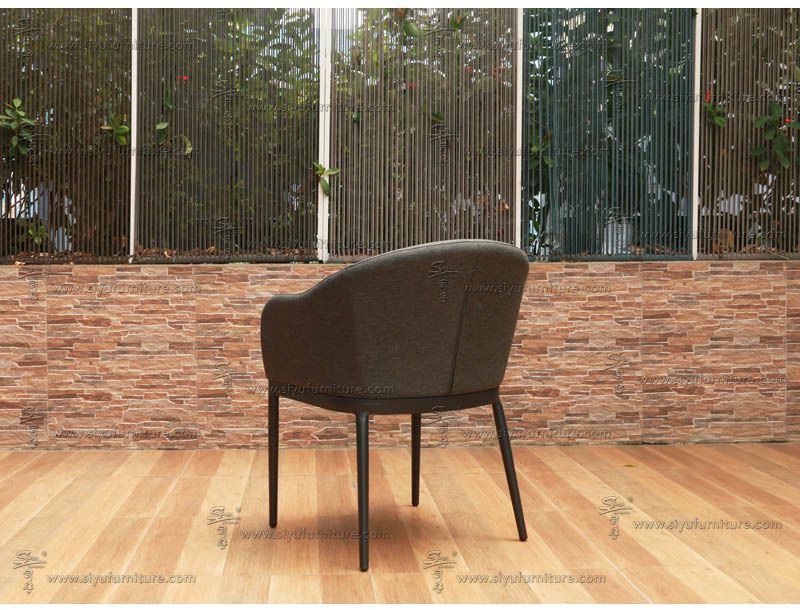 SY4021 Upholstery dining chair with teak table