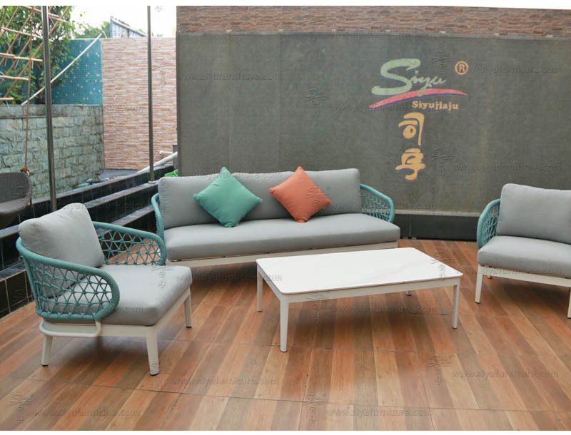 SY1037 Olefin rope weaving corner sofa set siyu furniture outdoor furniture garden sofa patio living www.siyufurniture.com patio living  (5)