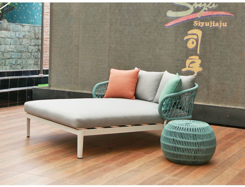 SY6013 Olefin rope weaving daybed outdoor furniture-aluminium furniture-bistro furniture-cheap garden furniture-rattan garden furniture-garden furniture-recliner chair www.siyufurniture  (1)