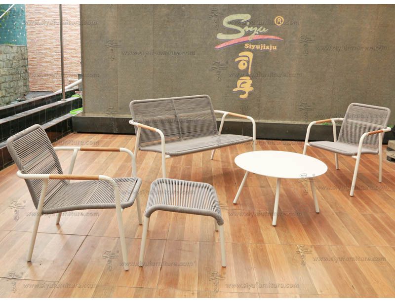 SY1040 Rope weaving sofa set siyu furniture-garden-outdoor furniture-dining table set-table and chair-restaurant furniture-hotel furniture hospital furniture  (2)