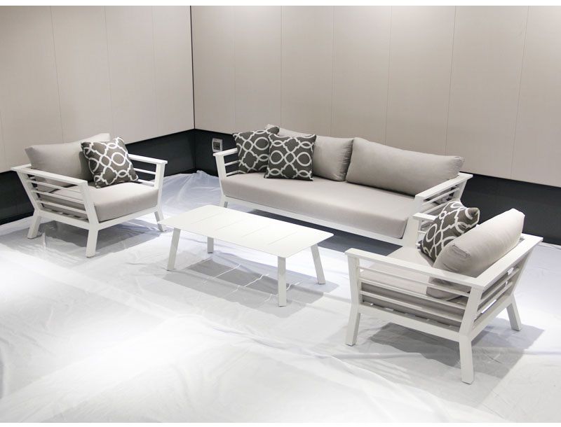 SY1047 Full aluminum sofa set