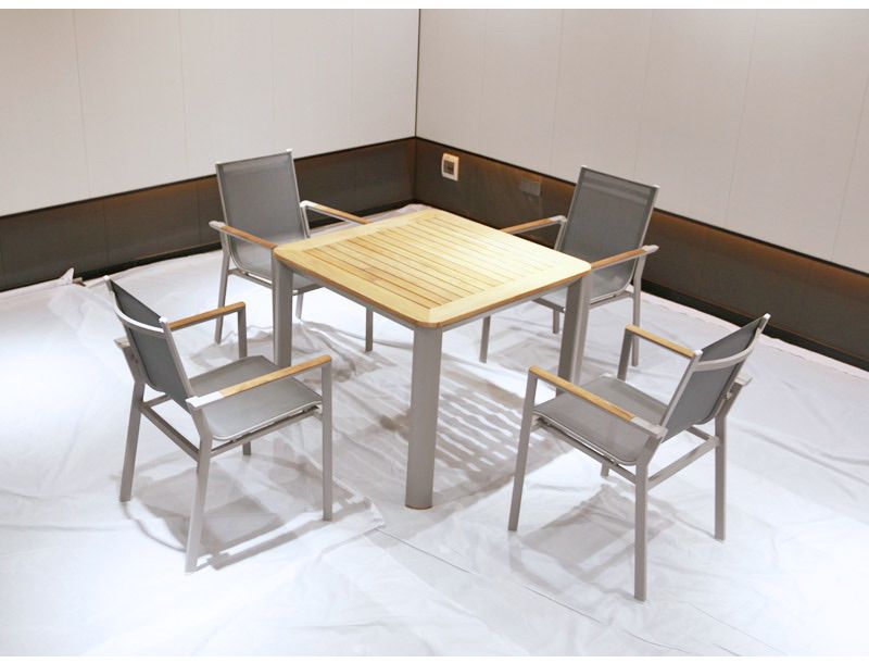 SY4028 4-seater sling dining set 