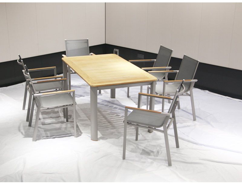  SY4029 6-seater sling dining set