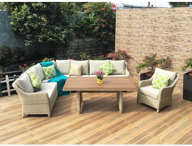 SY1004 Garden sectional sofa set