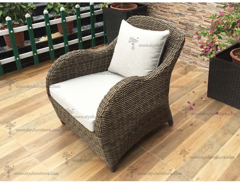  SY1020 HDPE Rattan  corner sofa set