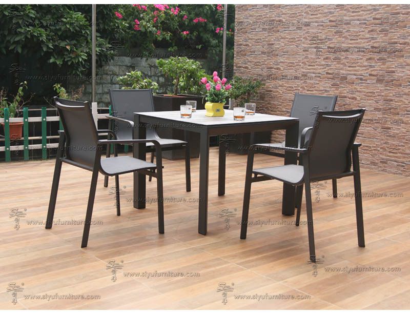 SY4015 Cacos 4 seater sling dining set