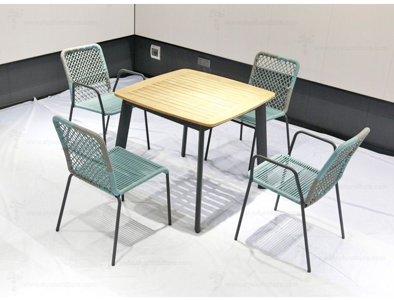 SY4027 Rope weaving dining set