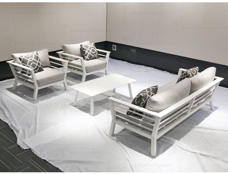 SY1047 Full aluminum sofa set