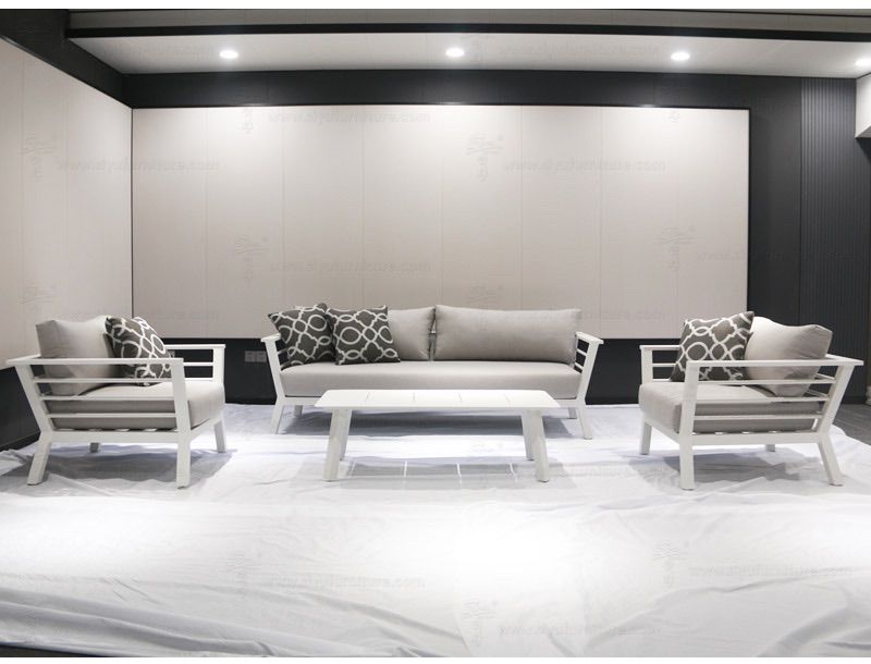 SY1047 Full aluminum sofa set