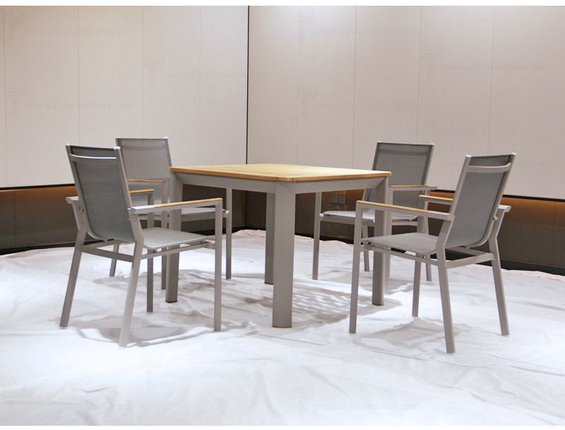 SY4028 4-seater sling dining set