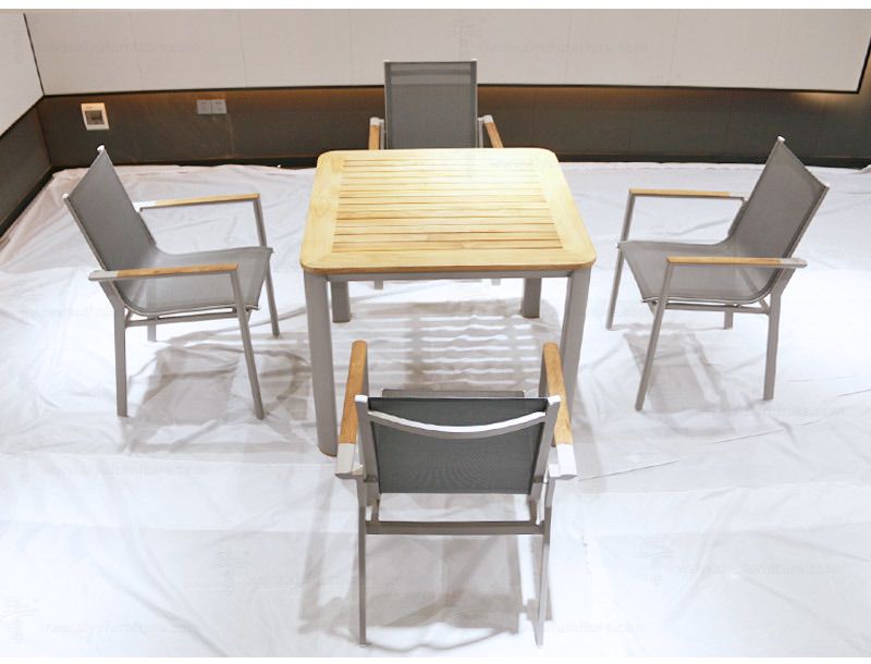 SY4028 4-seater sling dining set