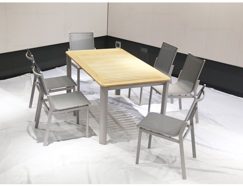  SY4029 6-seater sling dining set