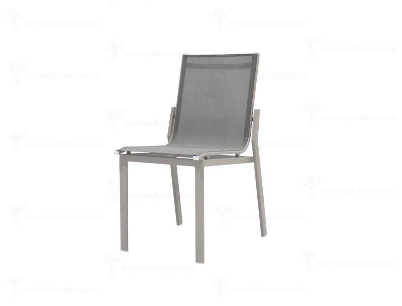 SY4030 8-seater sling dining set